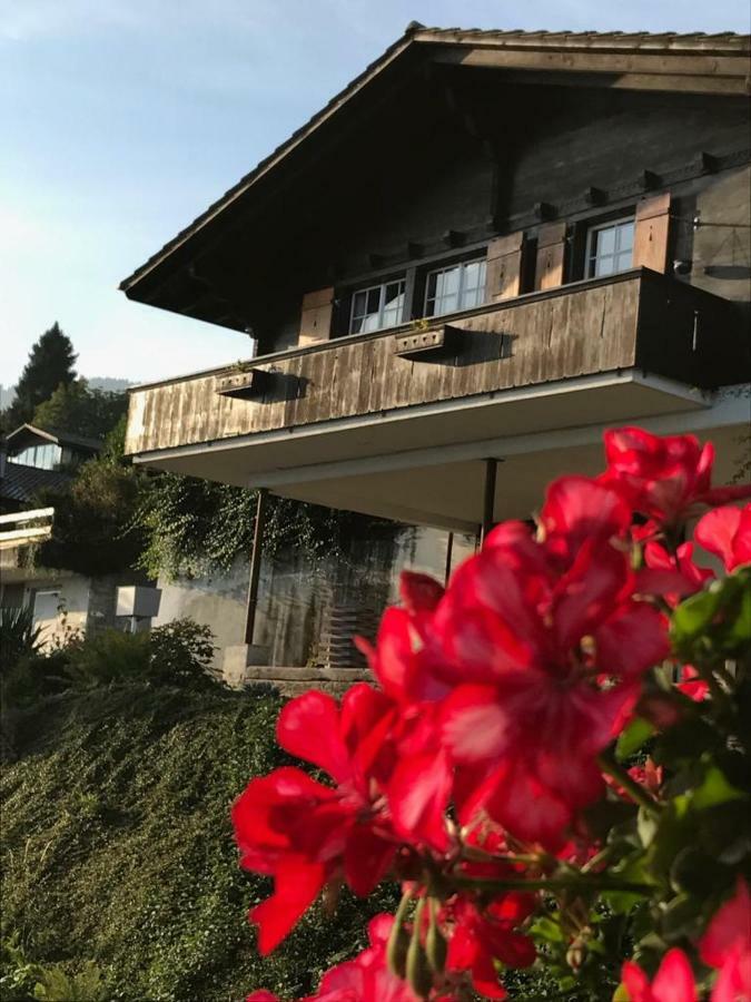 Traumhaftes Chalet Mit Seesicht Krattigen Ngoại thất bức ảnh
